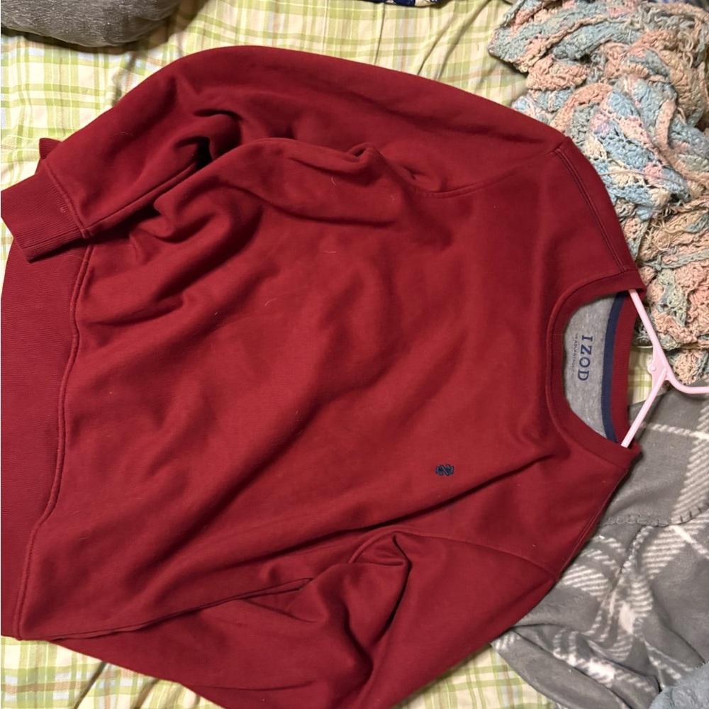 Izod Maroon Pullover Sweater